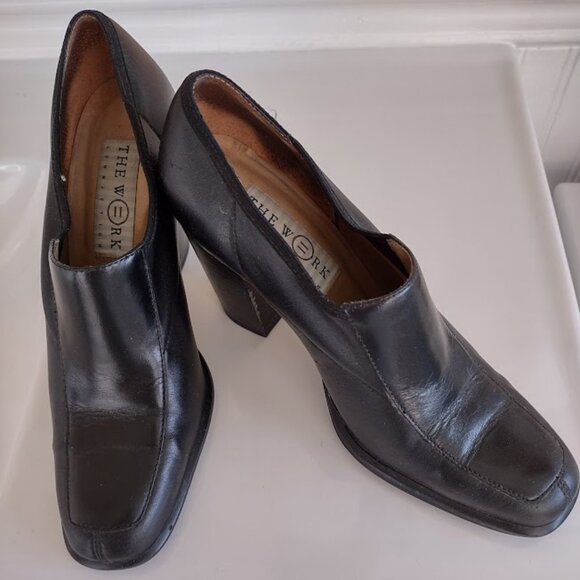 Ladies Black High Heel Shoes - Picture 1 of 6